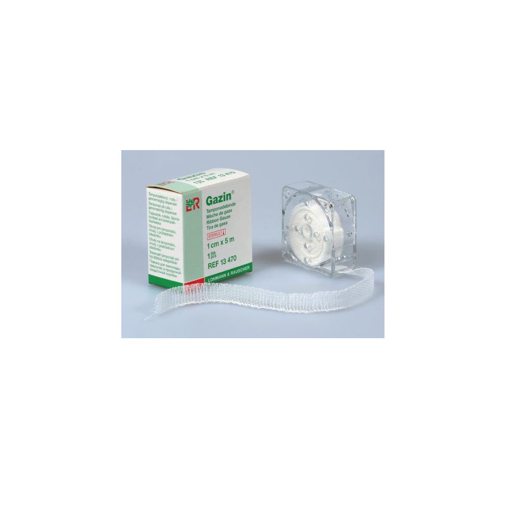 Gaze Tamponadebind rullet 1 cm, 5 m rulle