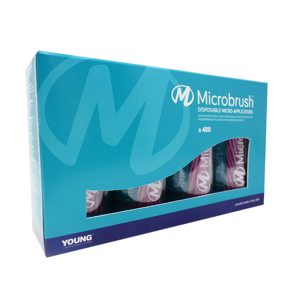 Microbrush-applikatorer fine pink, 400 stk.
