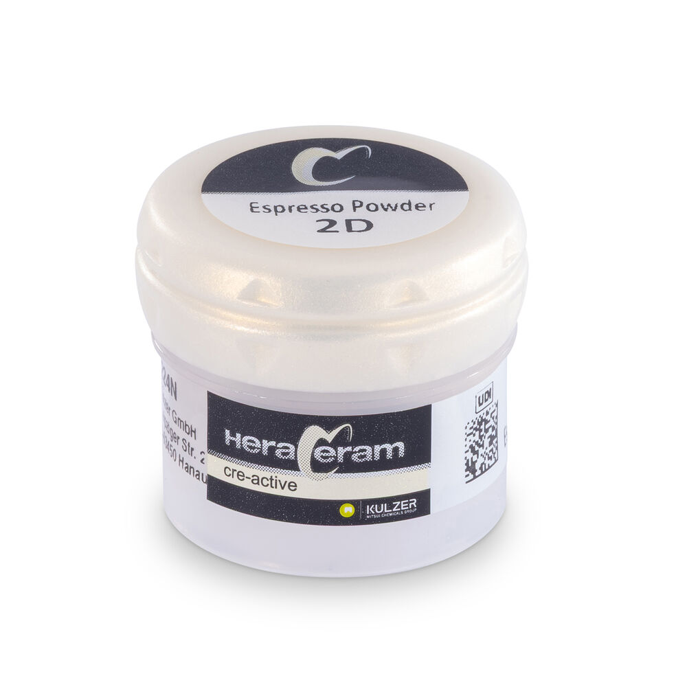 HeraCeram cre-active 2D Malfarve Opak Espresso Pulver, 3 g