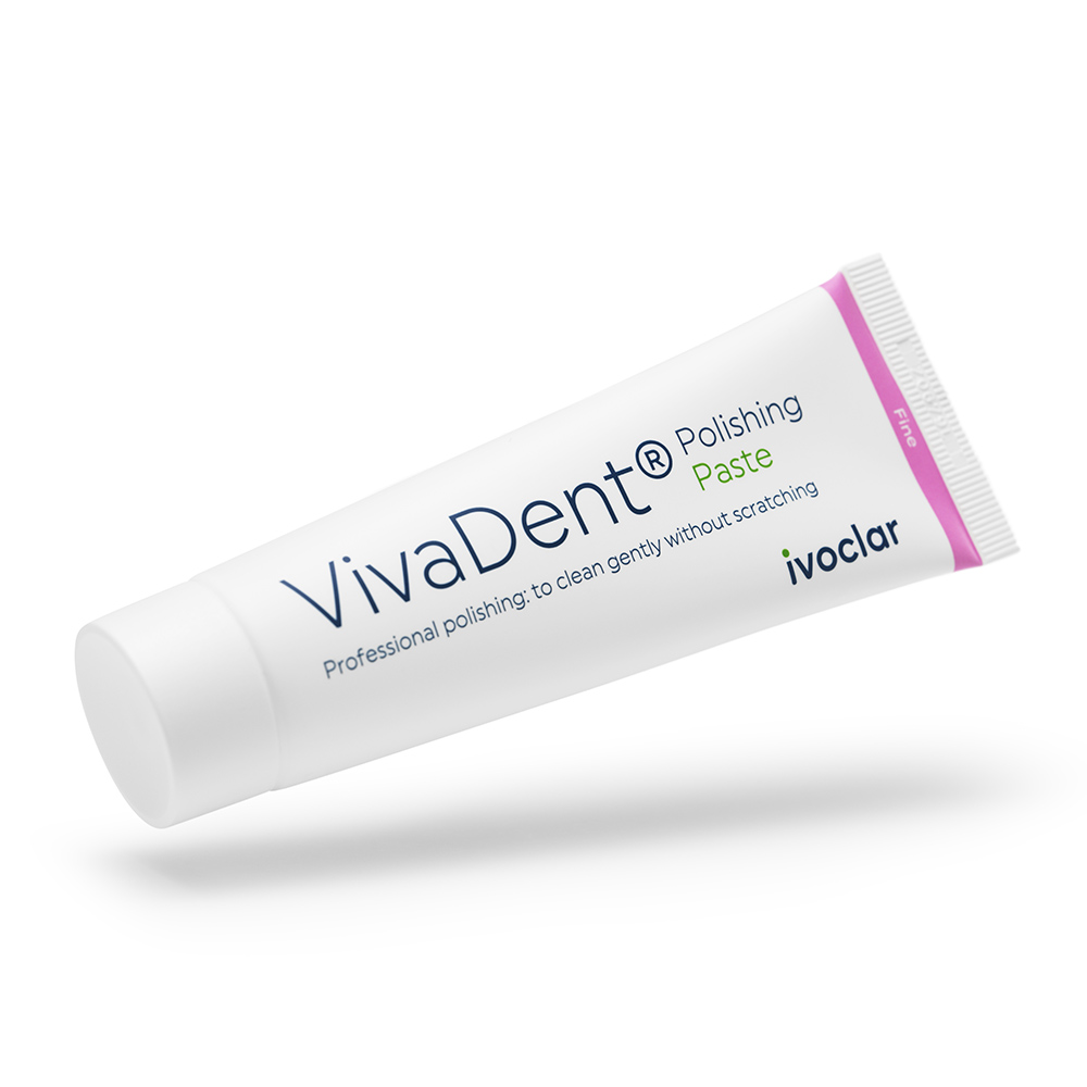 Vivadent Poleringspasta fin mint, 80 g tube