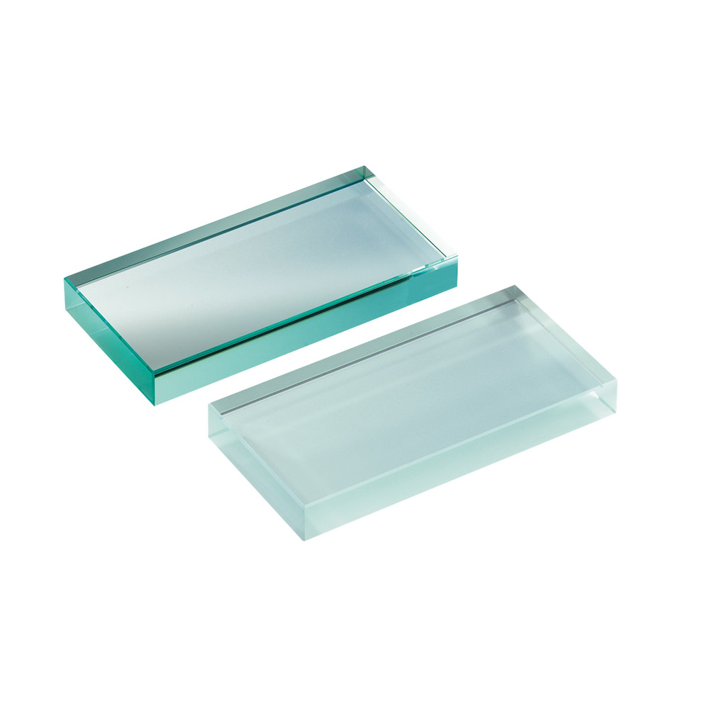 Glasblok 150 x 75 cm ensidet matteret, stk.