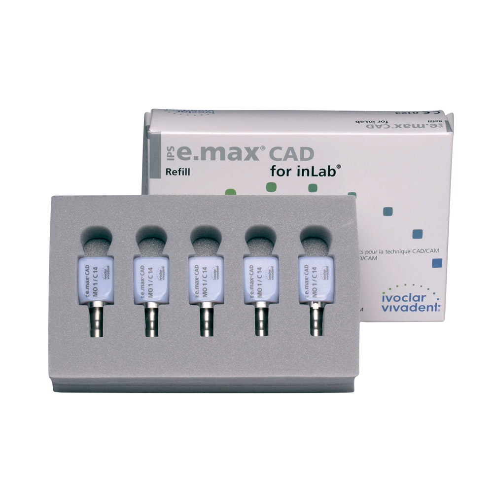 IPS e.max CAD Inlab MO 4 C14, 5 stk.