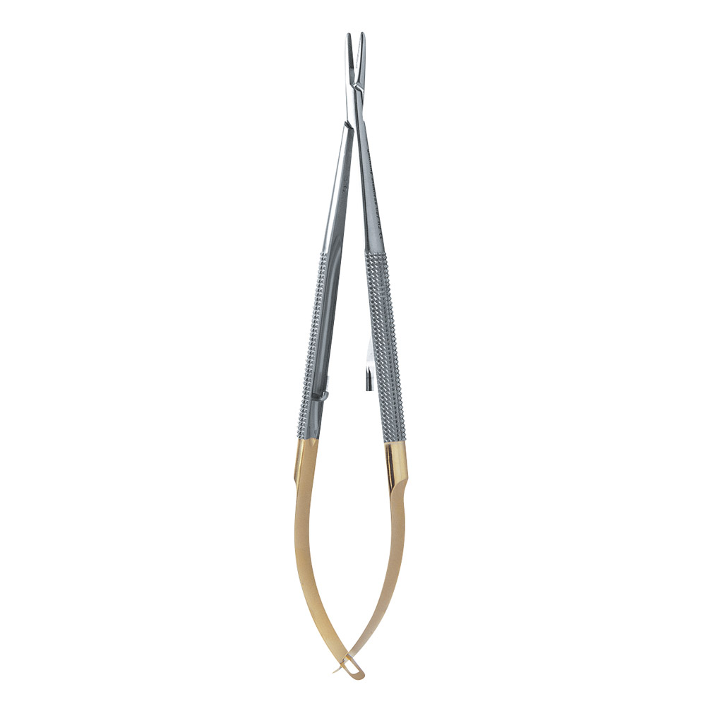 Castroviejo nåleholder PermaSharp lige rund 18,0 cm, stk.
