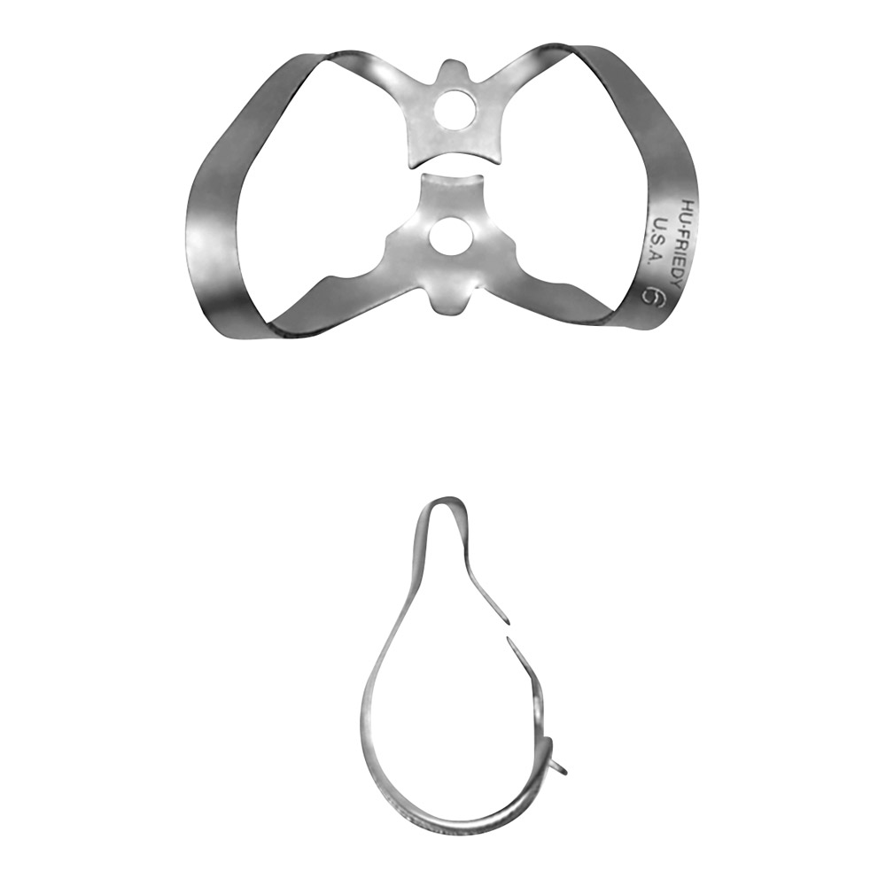 Kofferdam-klemme 6 anterior med vinge, stk.