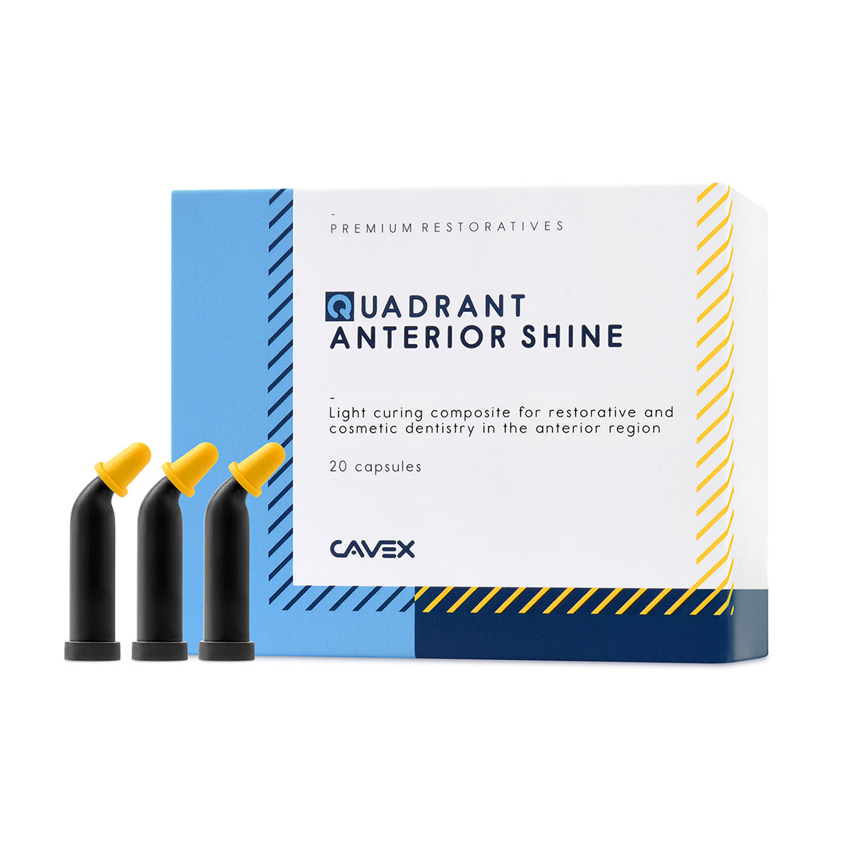 Cavex Quadr. Anter. Shine A2, pakke med 20 x 0,25 g