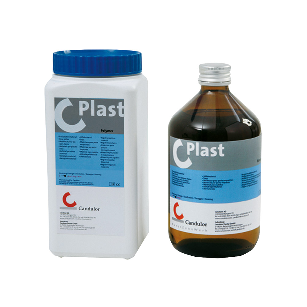 C-Plast pulver mørk rosa 34, 500 g