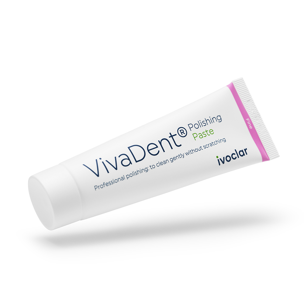 Vivadent Poleringspasta fin bubble gum, 80 g tube