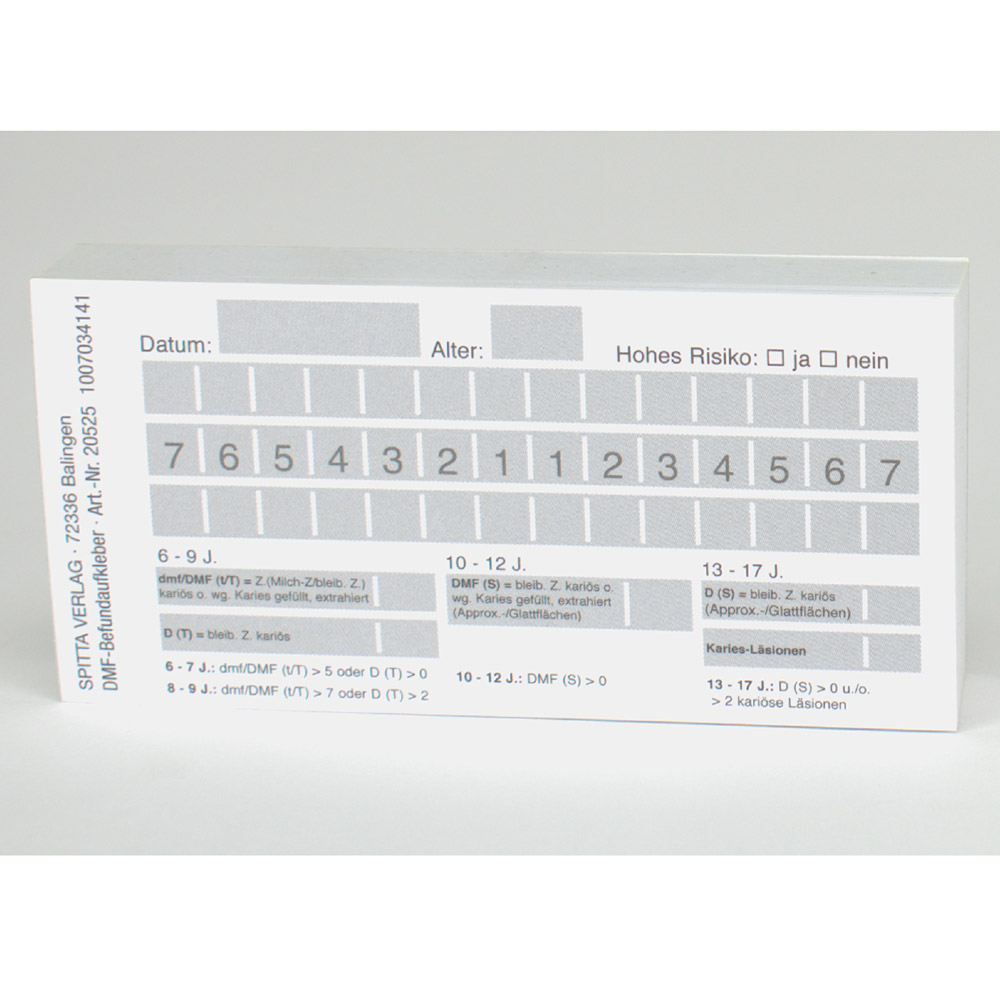 Diagnoseetiket DMF, blok