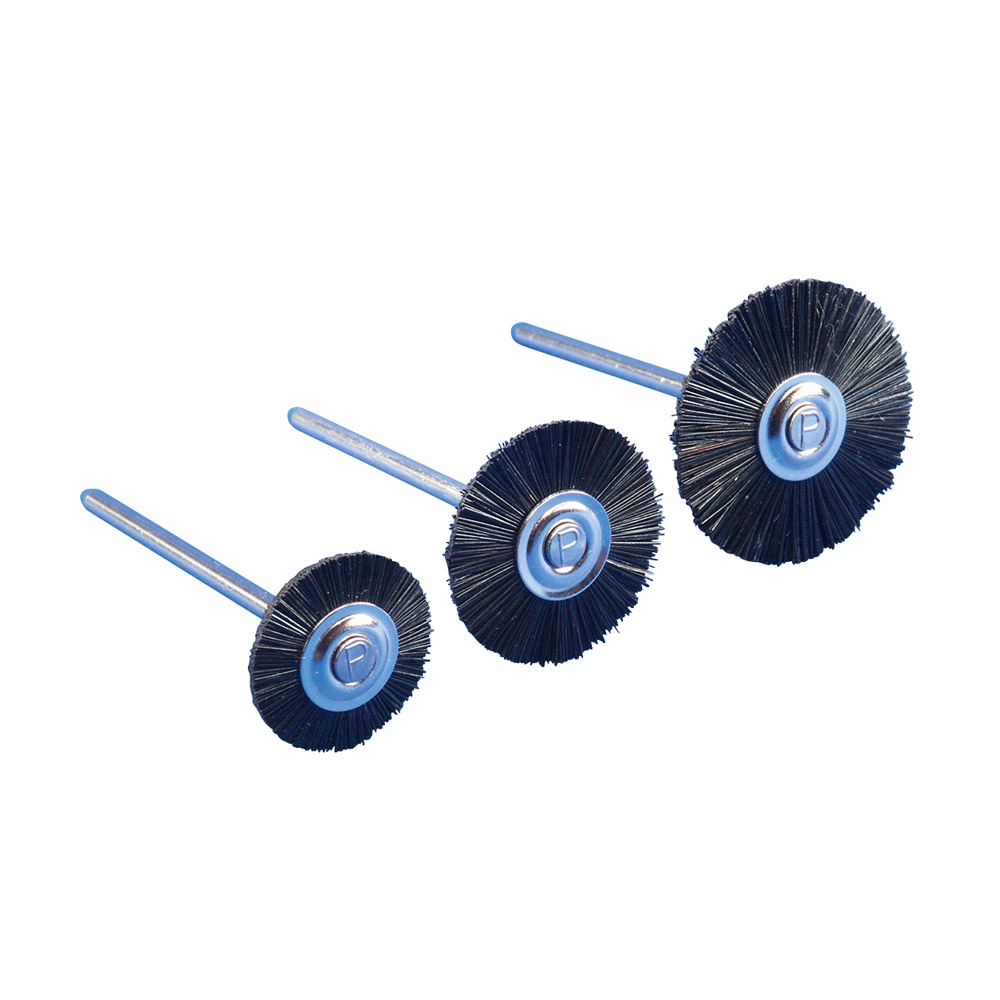 ZR børste Hst børste sort ø21 mm, 12 stk.