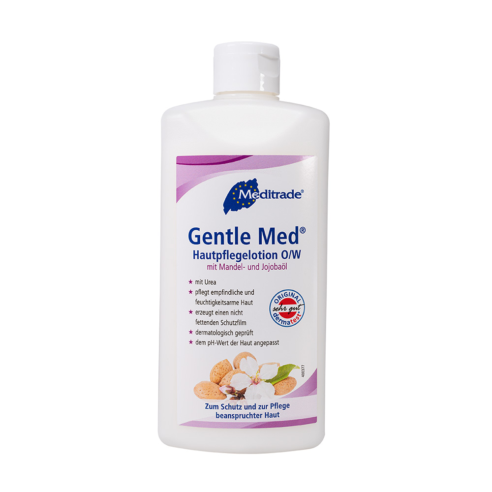 Gentle Med Hudplejelotion (O/V), 500 ml flaske