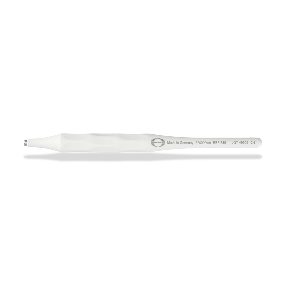 Ergoform plastgreb 540 SS hvid, stk.