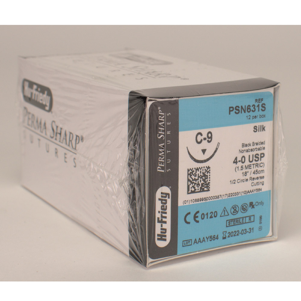 Suturmateriel Silke 4-0/C-9, 12 stk.