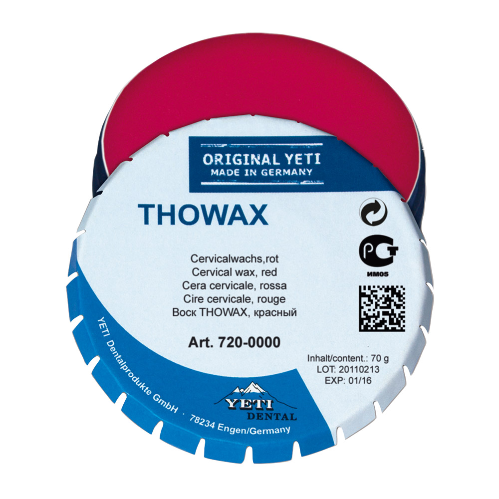 Thowax cervikalvoks rød, 70 g