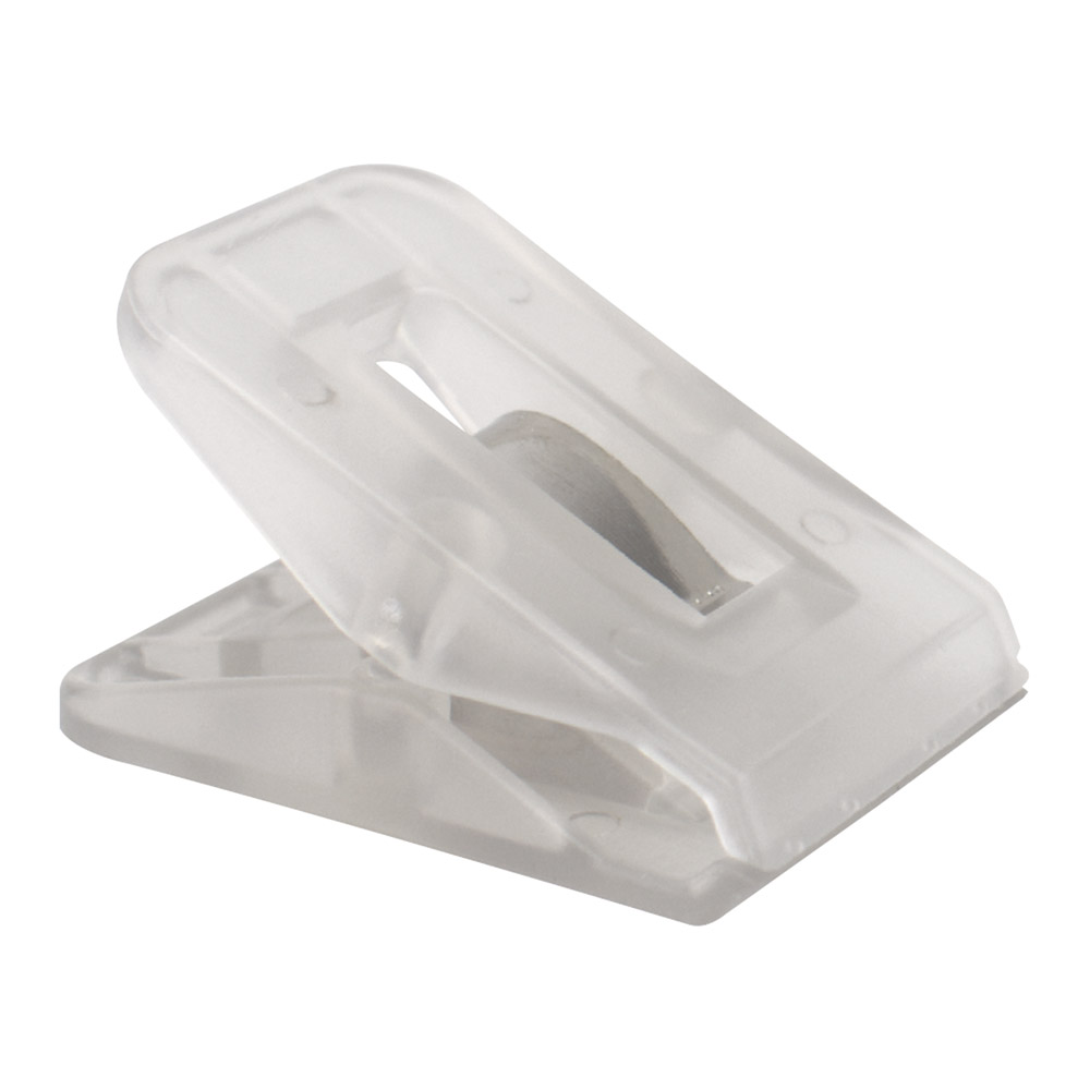 Klemme til arbejdsbakke crystal translucid, stk.