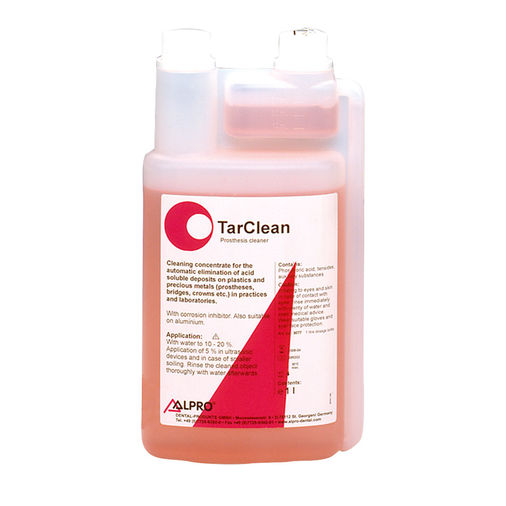 Tarclean protese-renser, 1 L doseringsflaske
