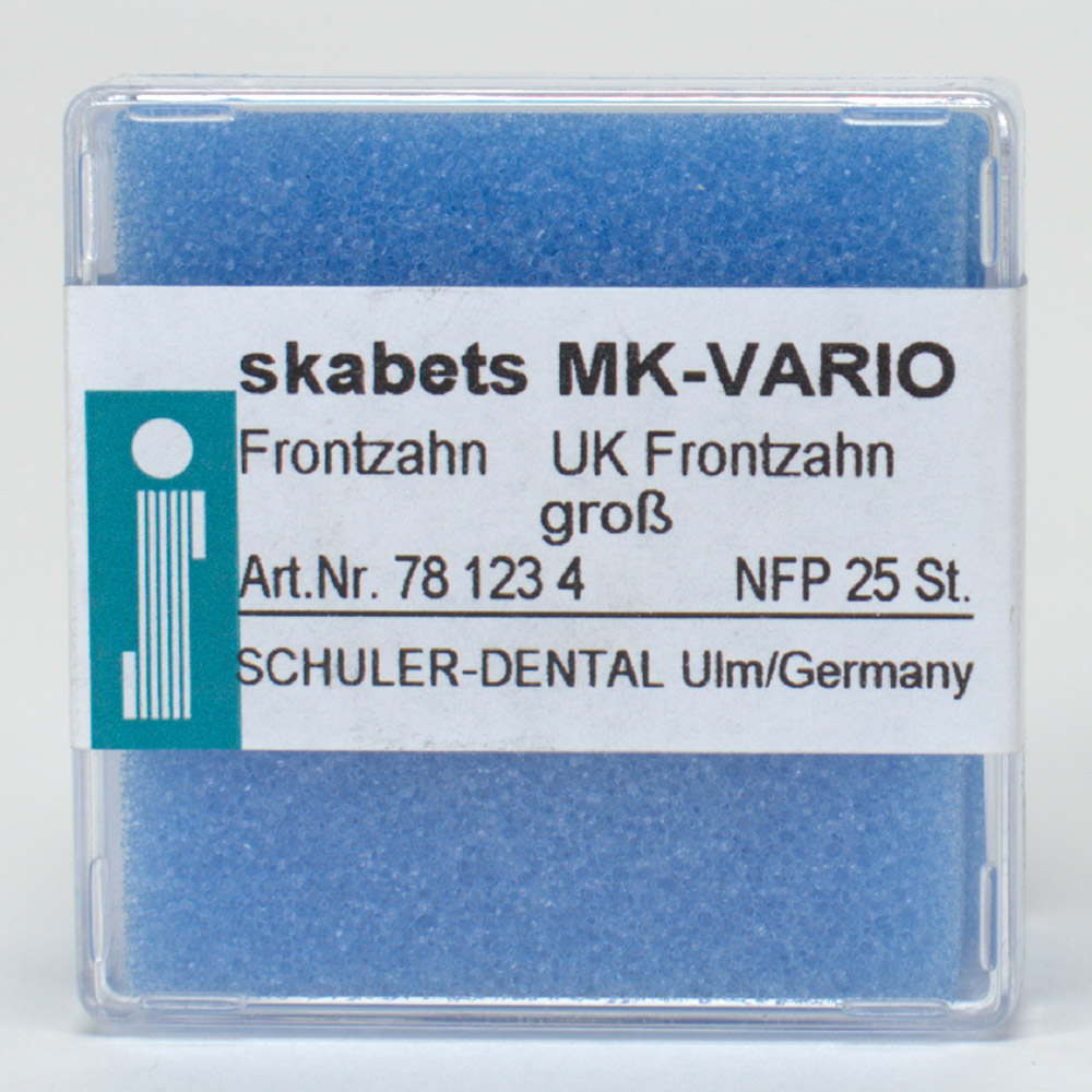 MK-Vario voksfærdigdel UK forreste stor tand, 25 stk.