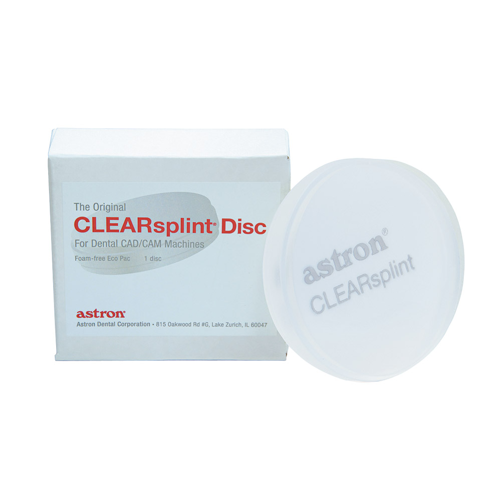 Clearsplint-skive med skulder ø 98 x 20 mm, stk.