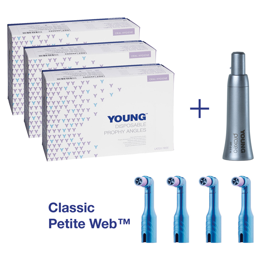 Classic Petite Web soft, latexfri Proxeo håndstykke HP-44M, sæt