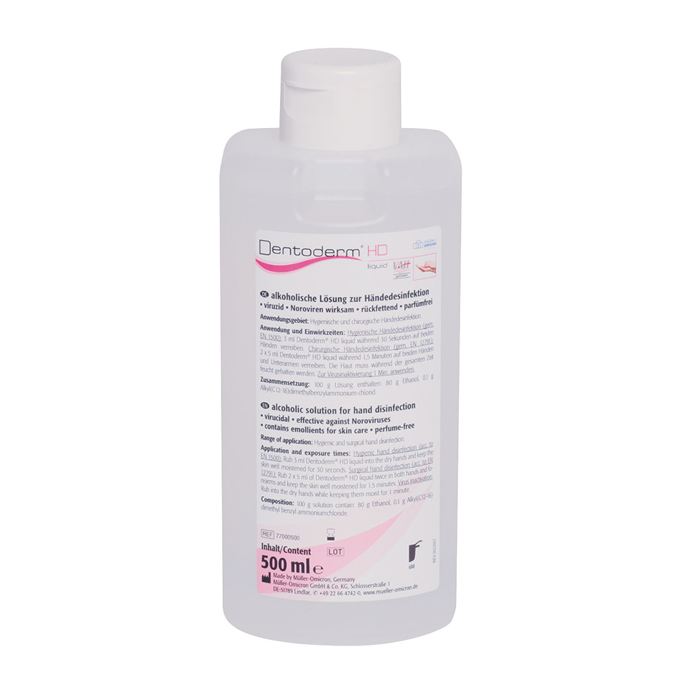 Dentoderm HD væske, 500 ml Eurospender
