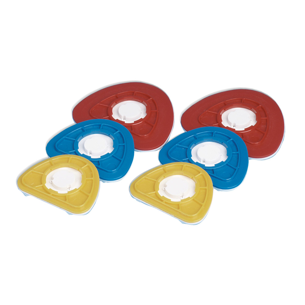 Splitfix sokkelplade med magnet blå mellem, 10 stk.