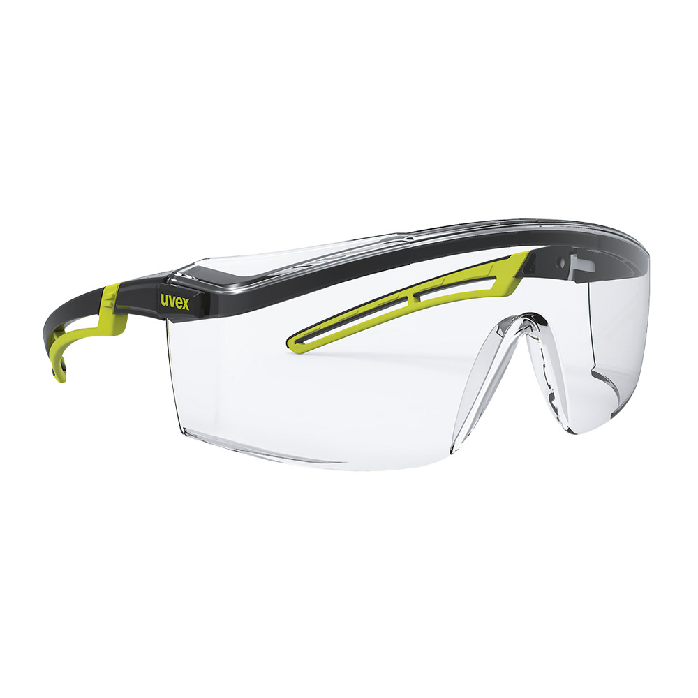 Beskyttelsesbriller Uvex iSpec Safety Fit II lime, stk.
