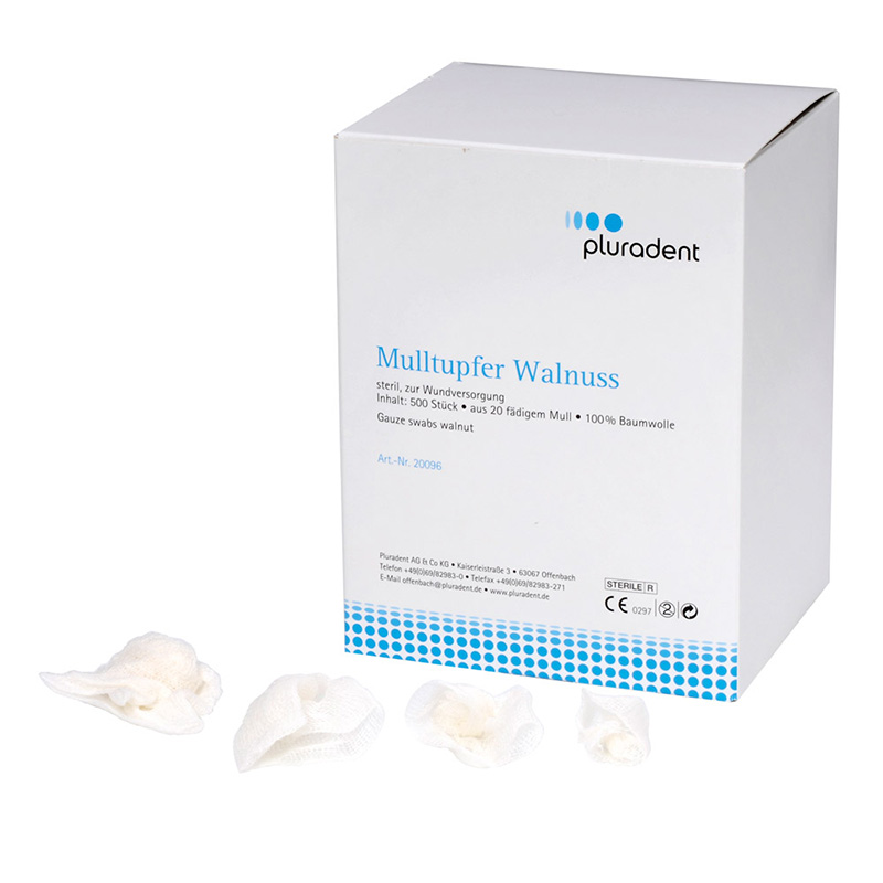 PLULINE STERILE MULTI-TUPFERE Ærte, 500 stk.