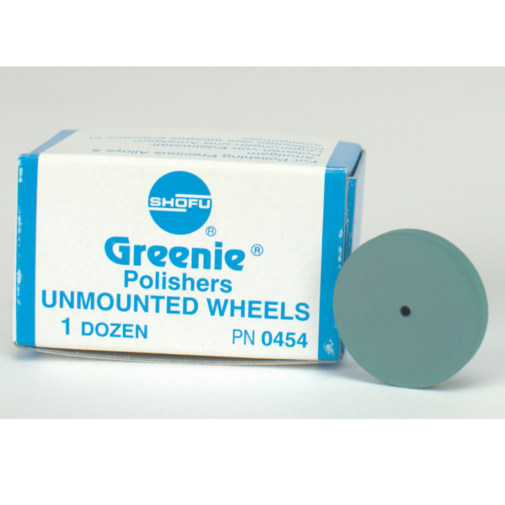 Greenie poleringsrondeller umonteret hjul ISO 220, 12 stk.