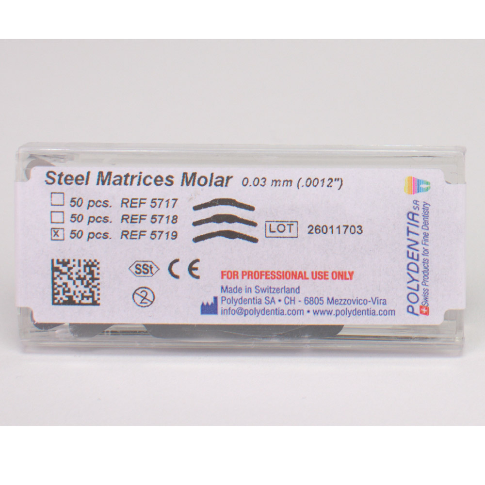 Matrix supertynd 0,03 mm 9,5 molar, 50 stk.