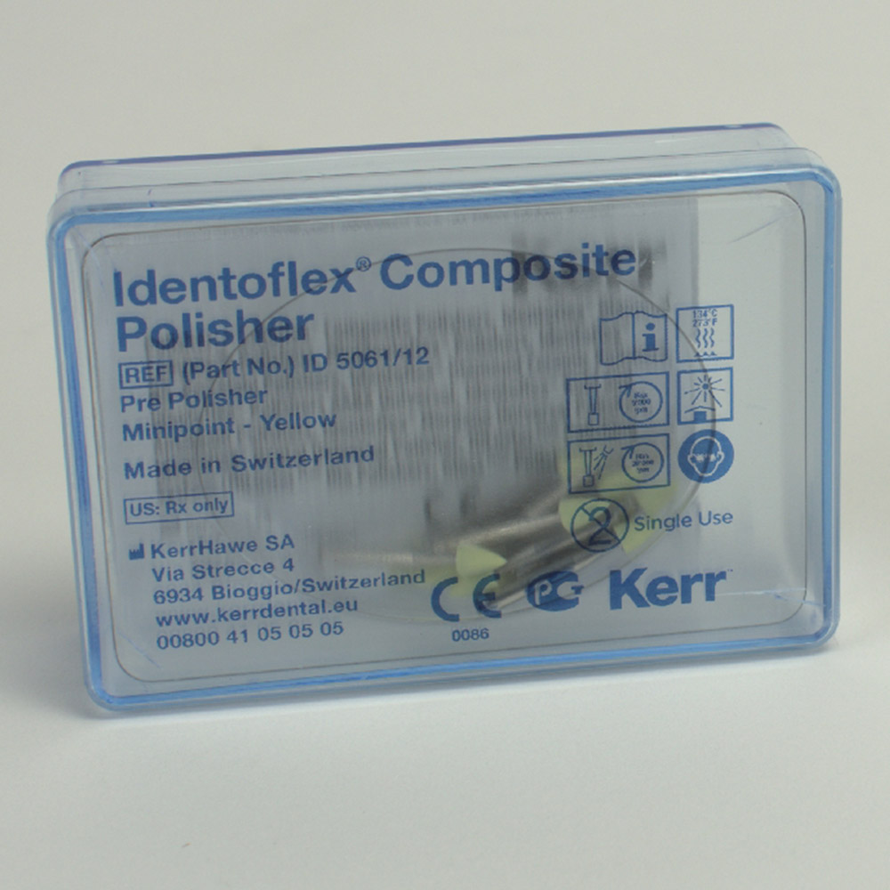 Identoflex Composite poleringsgel gul 506 W, 12 stk.