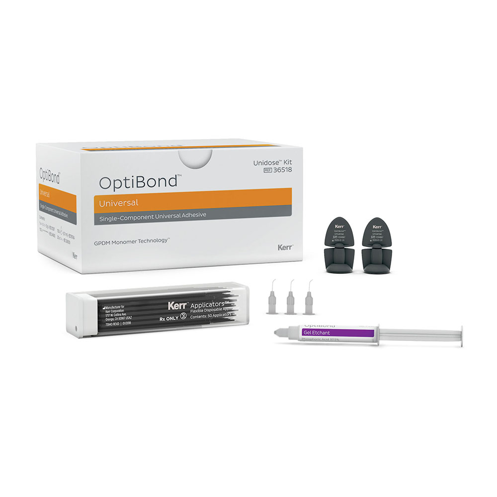 OptiBond Universal, 100 x 0,18 ml Unidose + tilbehørssæt
