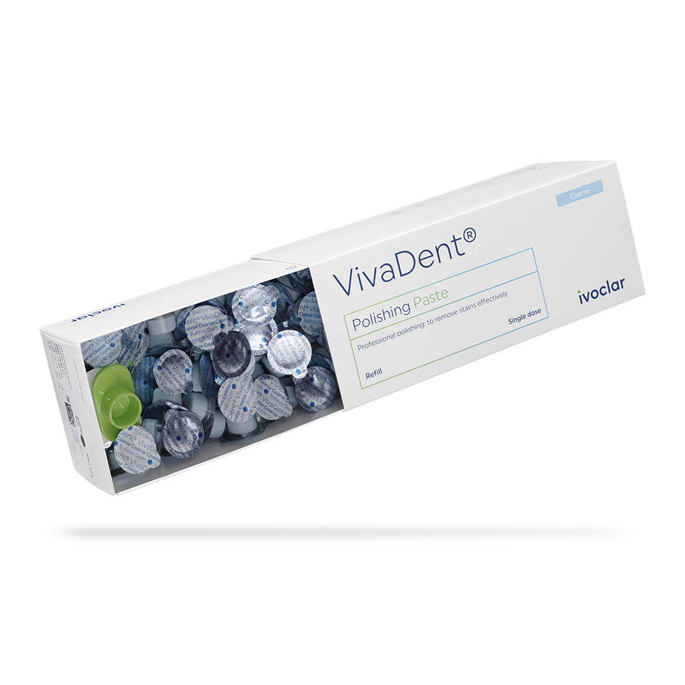 Vivadent Poleringspasta grov mint, 200 x 1,8 g