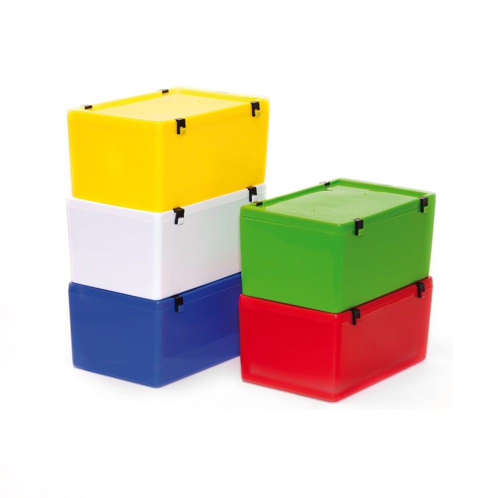 Container låg 3 til 4,5 L gul, stk.