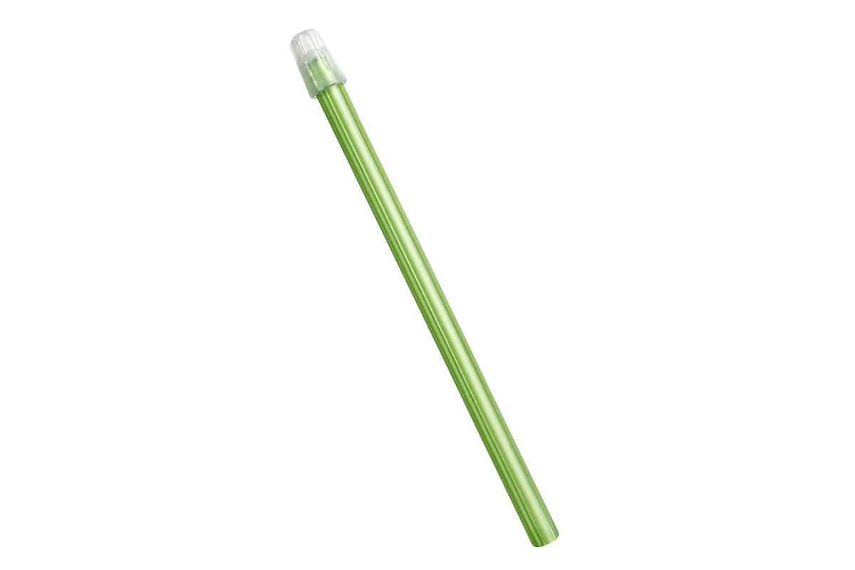 TOP FLEX PLUS spytopsuger 145 mm aftagelig hætte frisk grøn, pakke med 100 stk.