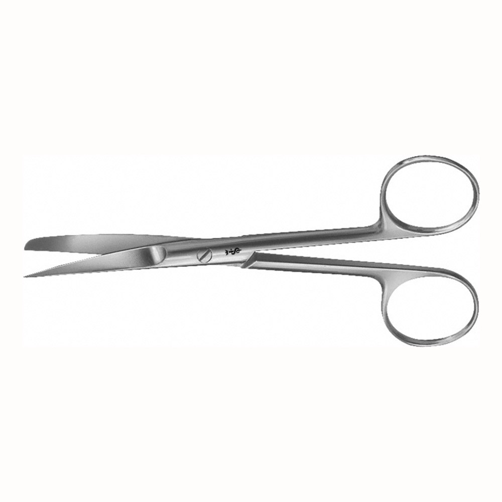 Kirurgisk saks 14,5 cm buet sp/st, stk.