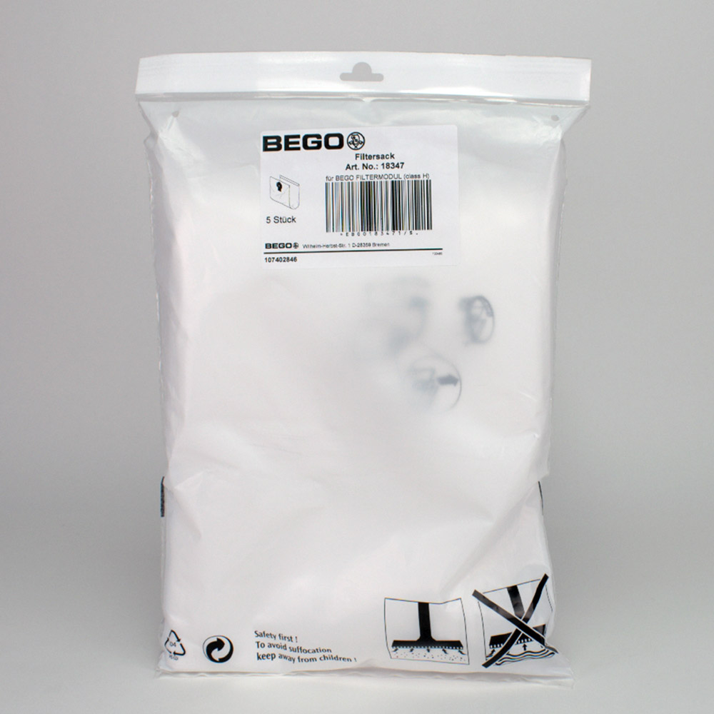 Sikkerhedsfilterpose, 5 stk.