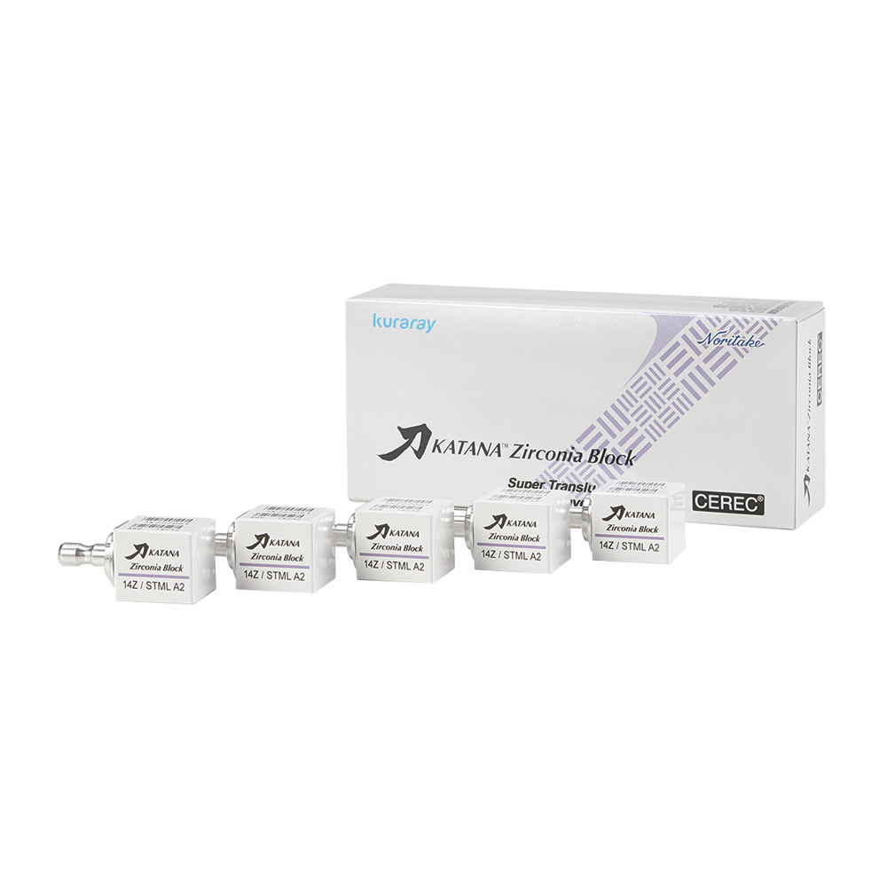 Katana Zirconia Block STML 14Z A1, 5 stk.