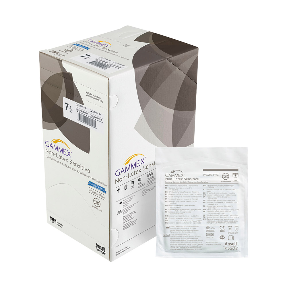 Gammex Non-Latex Sensitiv Handske Str. 8, 50 par