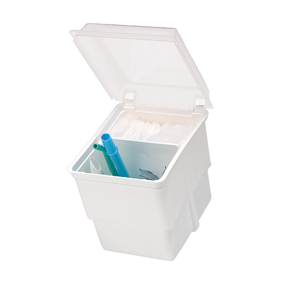 E-Z Storage Tub Organizer låg hvid, stk.