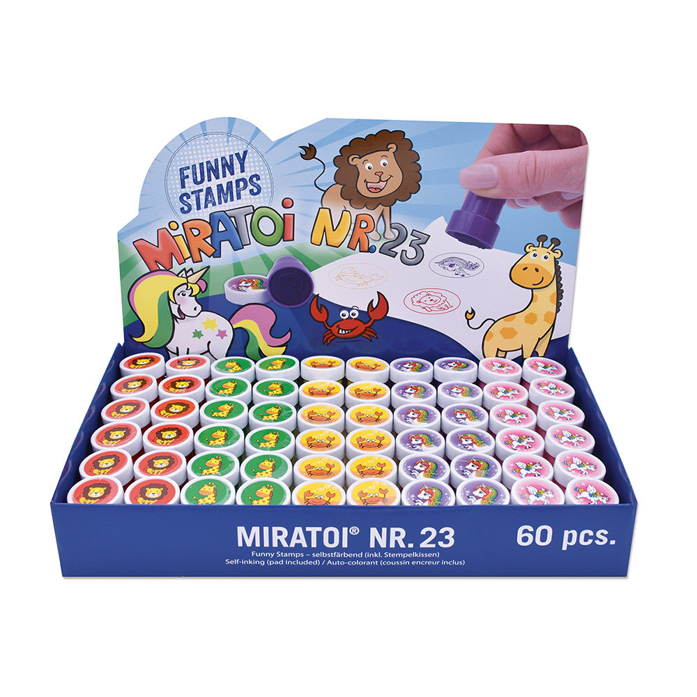 Miratoi Nr.23 Sjove Frimærker 60 stk.