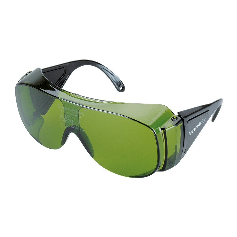 Hager iSpec Lasersikkerhedsbrille Overbrille 808-1064 nm gul, stk.