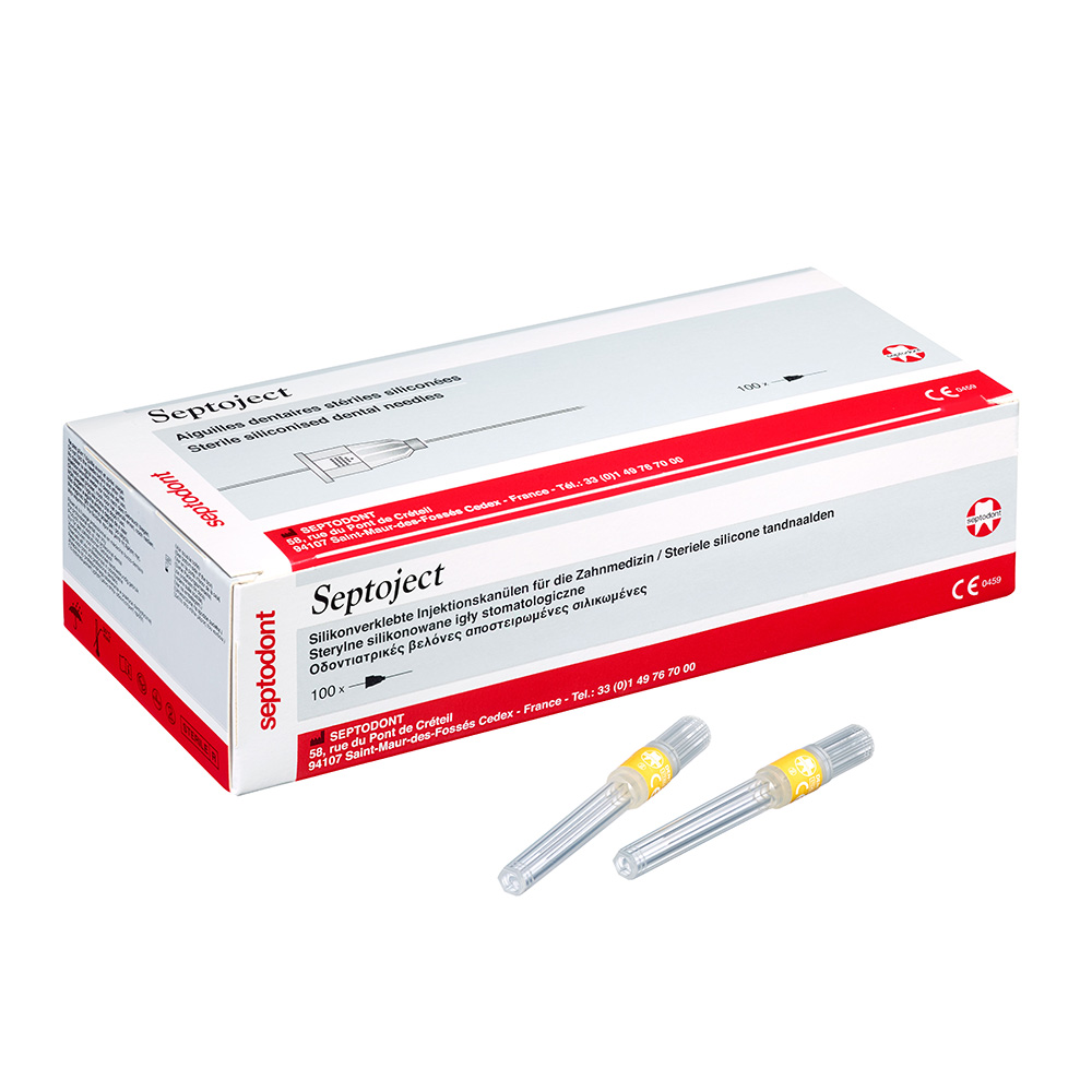 Septoject G27 lang 0,4 x 35 mm, 100 stk.