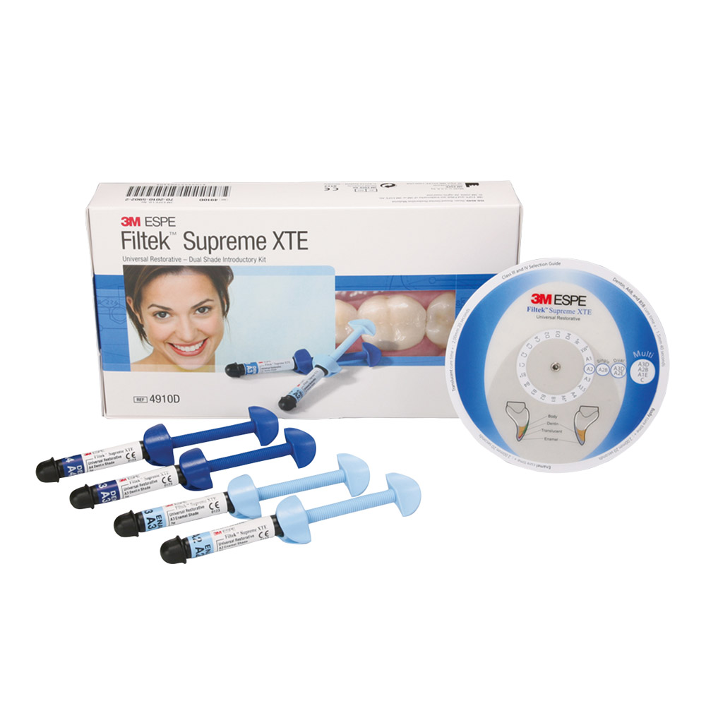 Filtek Supreme XTE Dual Shade Sprøjte, introduktionspakke