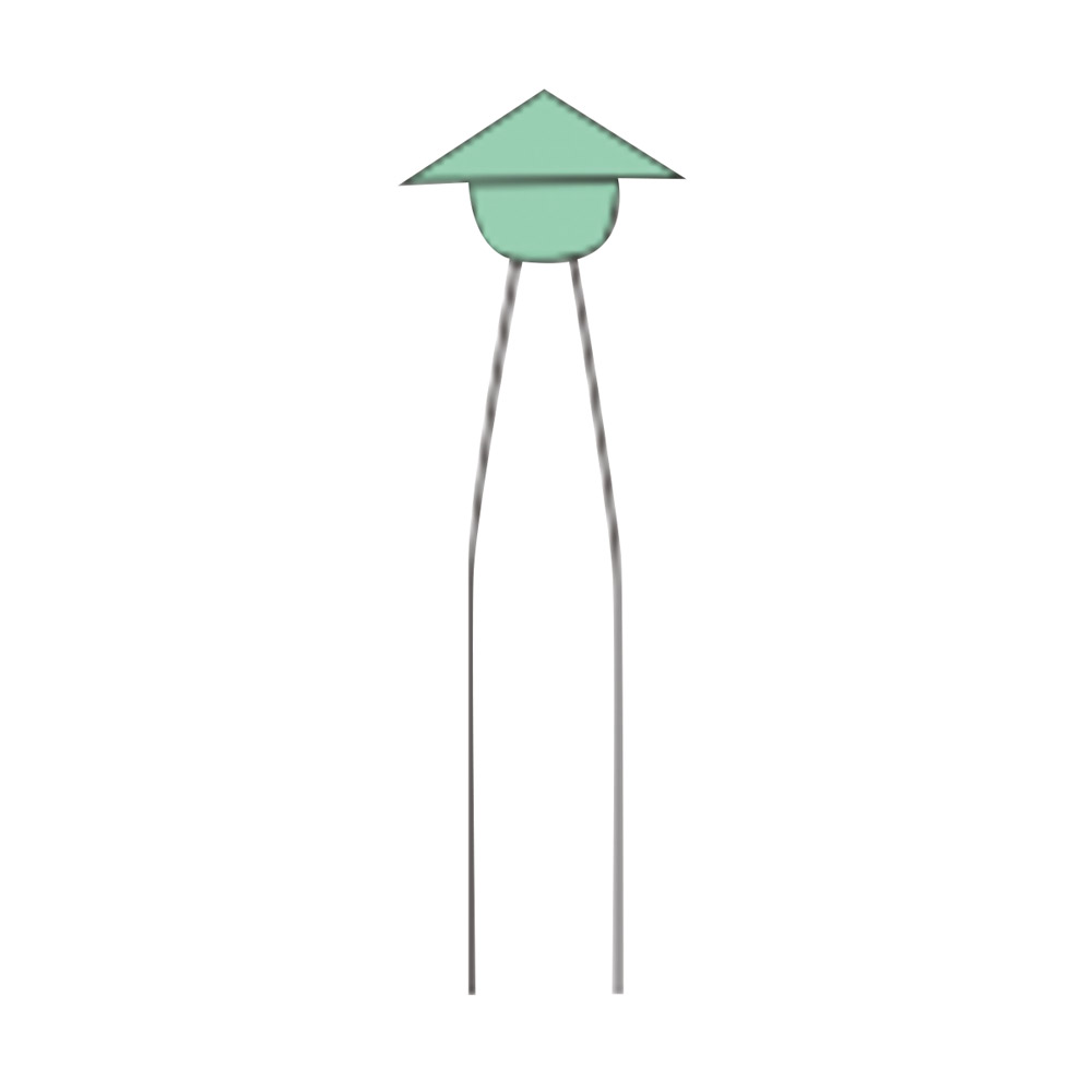 Dura Green Sten Hst KN1, 12 stykker