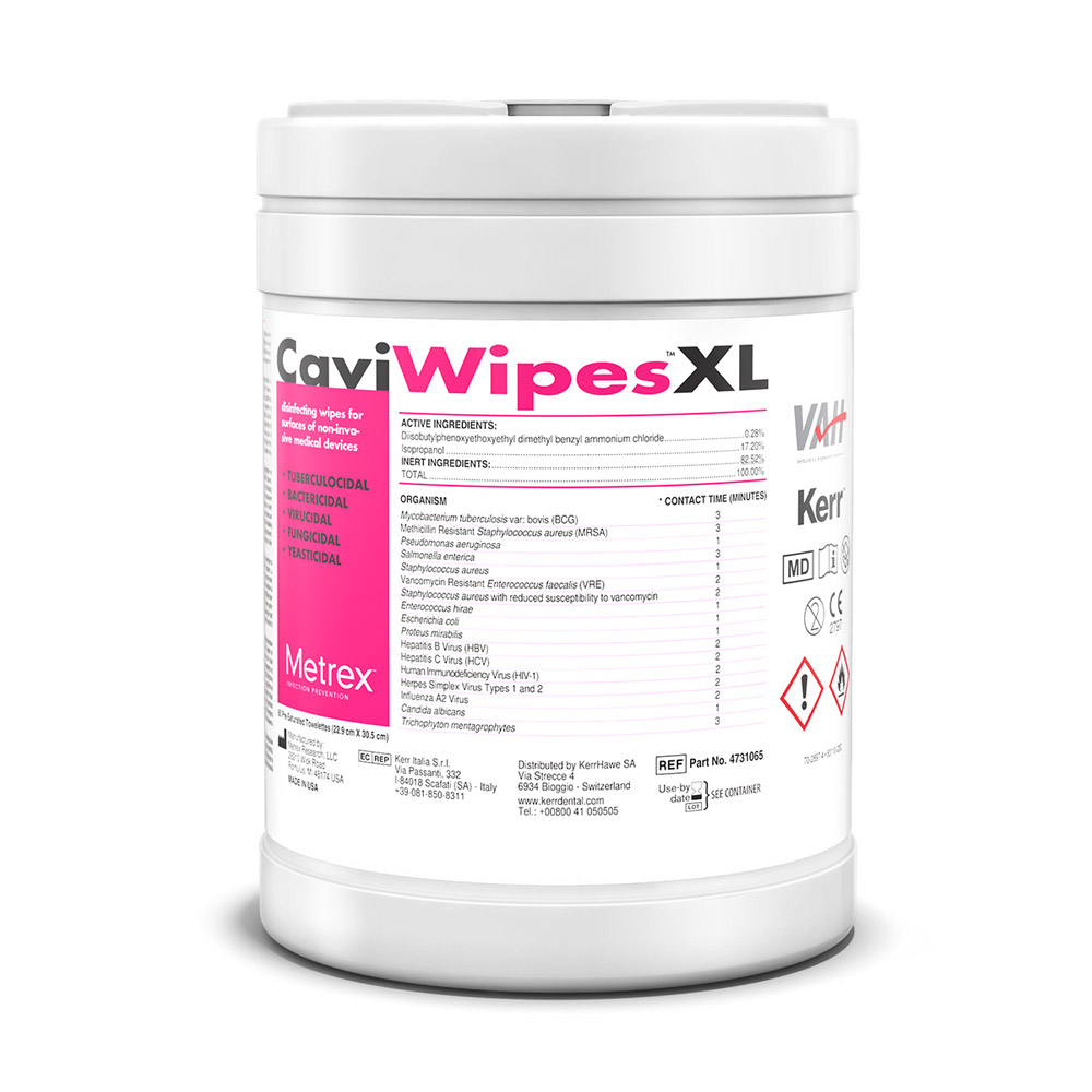 CaviWipes XL klude 22,9 x 30,5 cm, 12 x 65 stk.