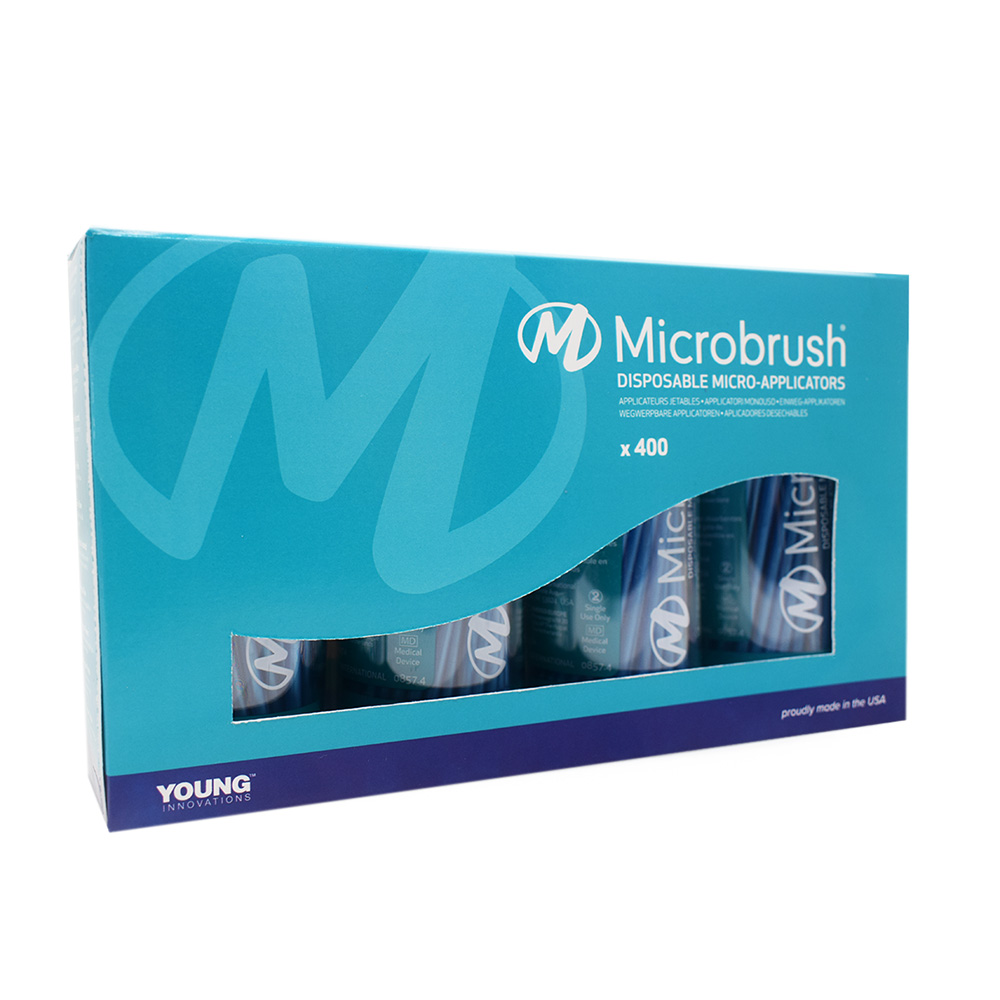 Microbrush-applikatorer regular blå, 400 stk.