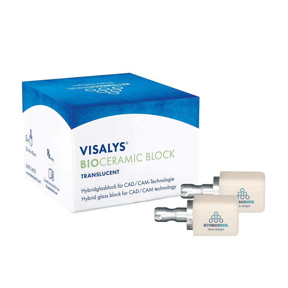 Visalys BioCeramic Block Translucent, 5 stk.