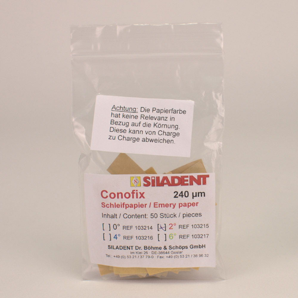 Conofix slibepapir 2° 240, 50 stk.
