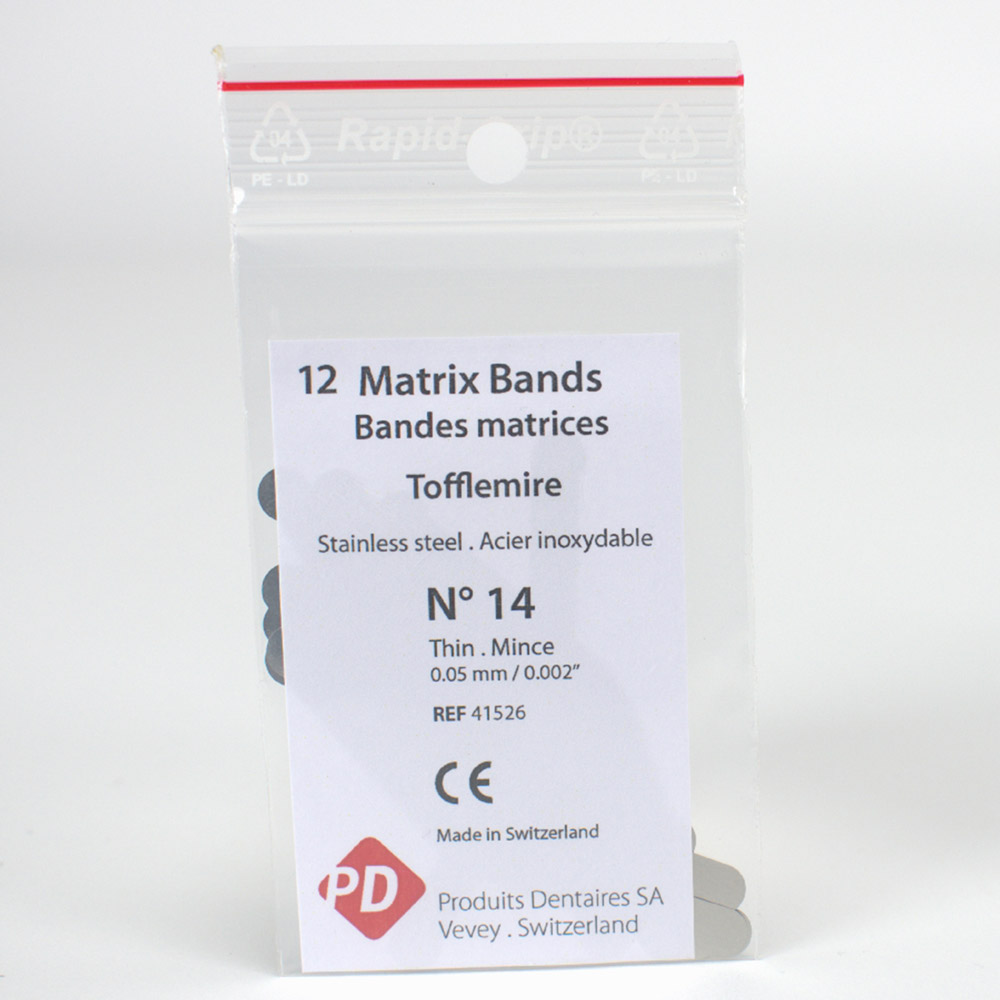 Tofflemire matricer tynde 14 P.D., 12 stk.