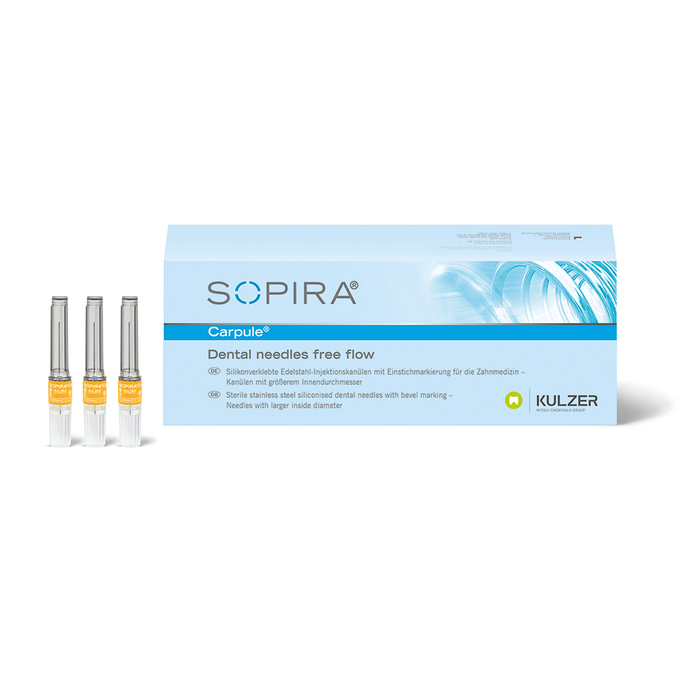 Sopira Carpule Kanyle Free G27 0,4 x 25 mm, 100 stk.