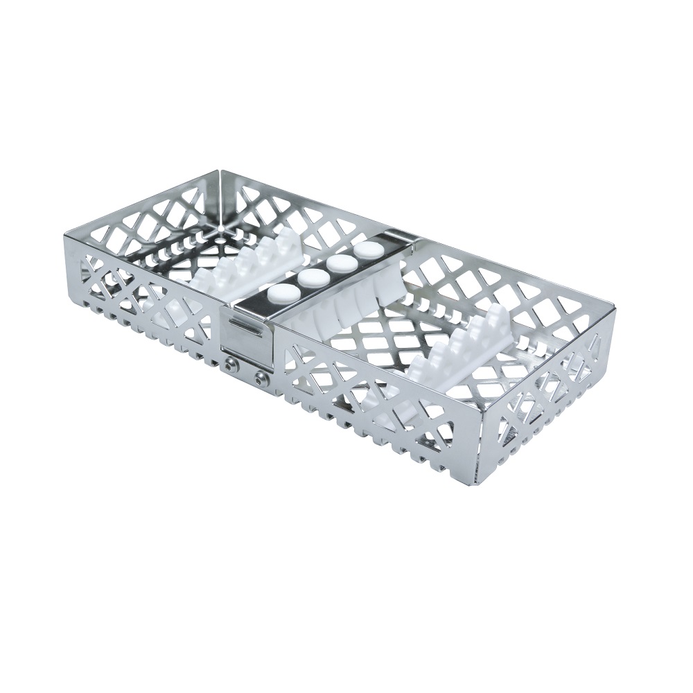 Steri-Wash-Tray Clip S6 til 6 instrumenter 190x90x34 mm hvid, stk.